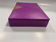 جعبه بسته بندی هدیه مستطیل بنفش جعبه بسته بندی مغناطیسی سفارشی